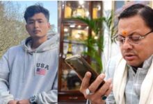 Photo of त्रिपुरा के छात्र की हत्या: सीएम धामी ने एंजेल के पिता से फोन पर की बात