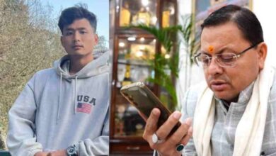 Photo of त्रिपुरा के छात्र की हत्या: सीएम धामी ने एंजेल के पिता से फोन पर की बात