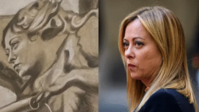 Photo of इटली की चर्च में फरिश्ते की तस्वीर में लगा मेलोनी का फोटो, भड़के लोग